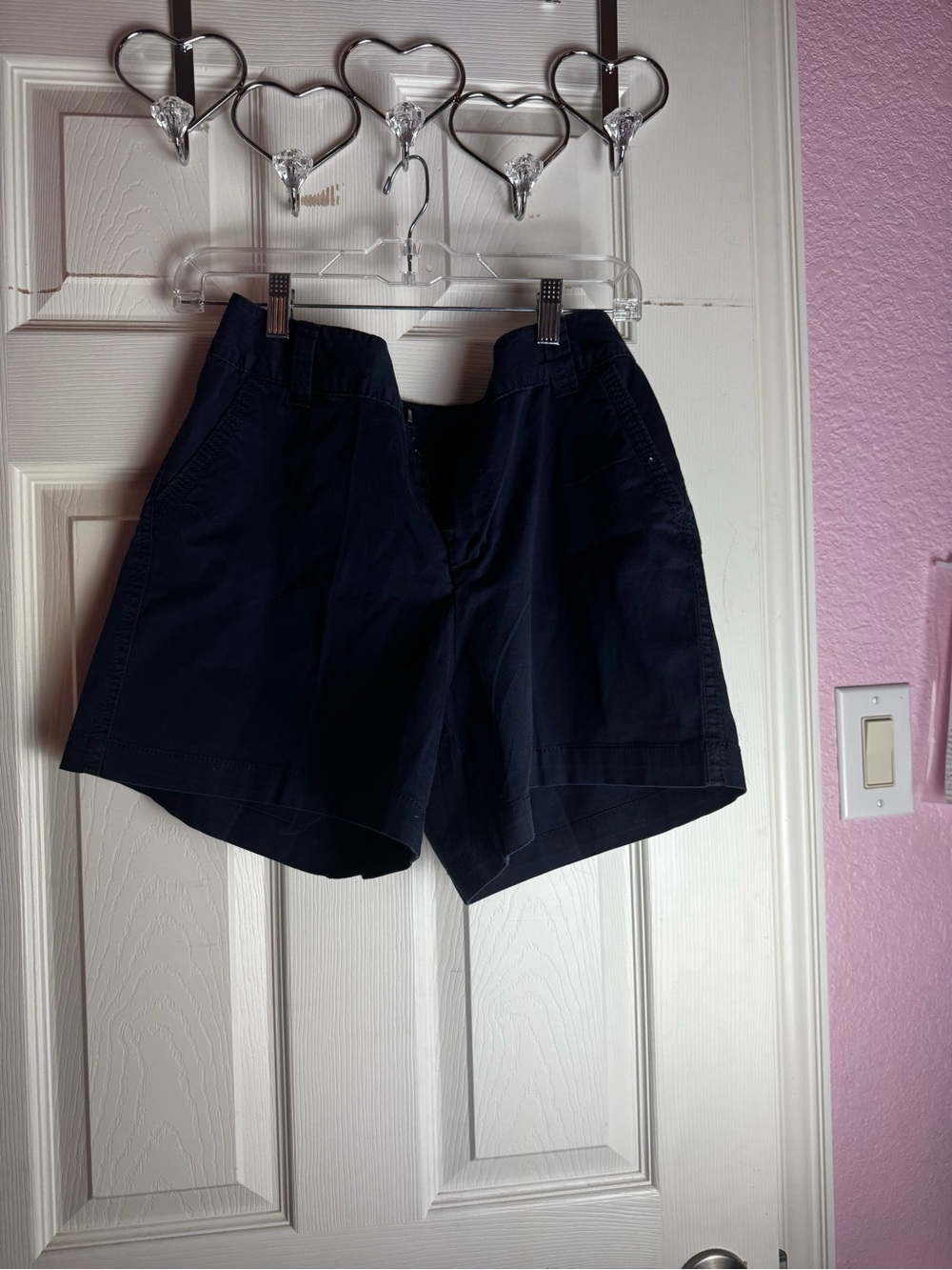 St. John's Bay Navy High-Rise Casual Bermuda Shorts